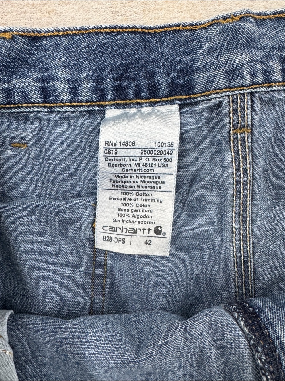 Vintage Carhartt Shorts – Size 42 - Picture 4 of 8